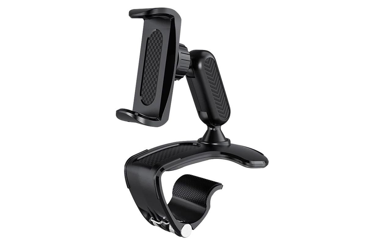 Universal Dashboard Stand 360 Degree Rotation Car Phone Holder Mount Clamp for 4.7-7.2 Inches Smartphones