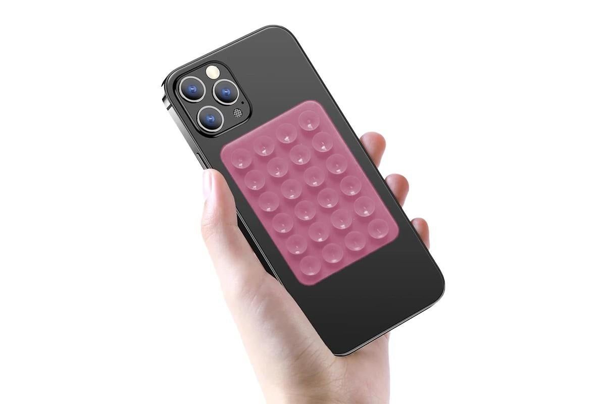 5Pcs Silicone Suction Phone Case Mounts Hands-Free Phone Accessories Hands-Free Strong Grip Holder for Selfies and Videos Anti-Slip Hands-Free Mobile Accessory Holder