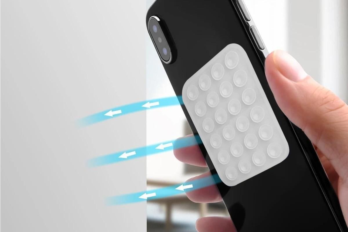 5Pcs Silicone Suction Phone Case Mounts Hands-Free Phone Accessories Hands-Free Strong Grip Holder for Selfies and Videos Anti-Slip Hands-Free Mobile Accessory Holder