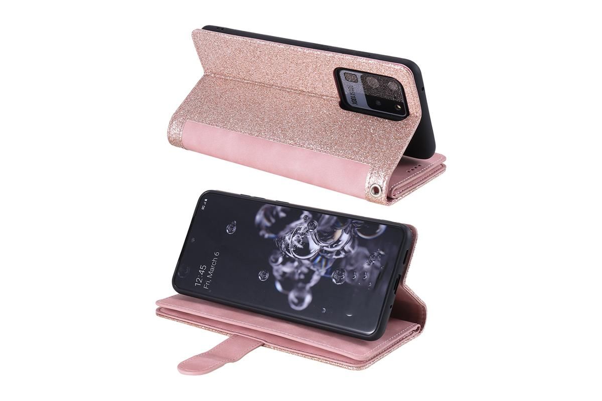 for iPhone 15 Series Case Leather Wallet Flip Cover -Pink /iPhone 15 Pro