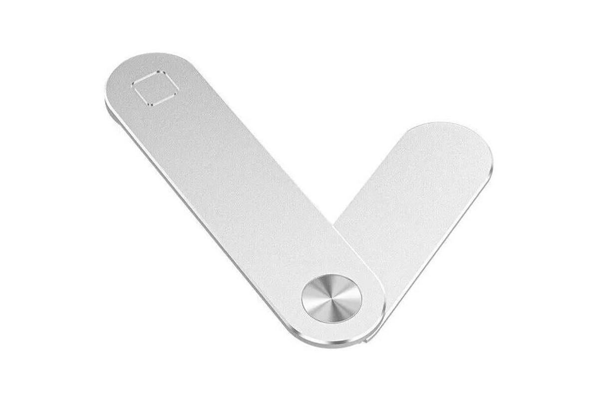 Portable PC Laptop Phone Holder Screens Expansion Mobile Side Mount Holder -Silver