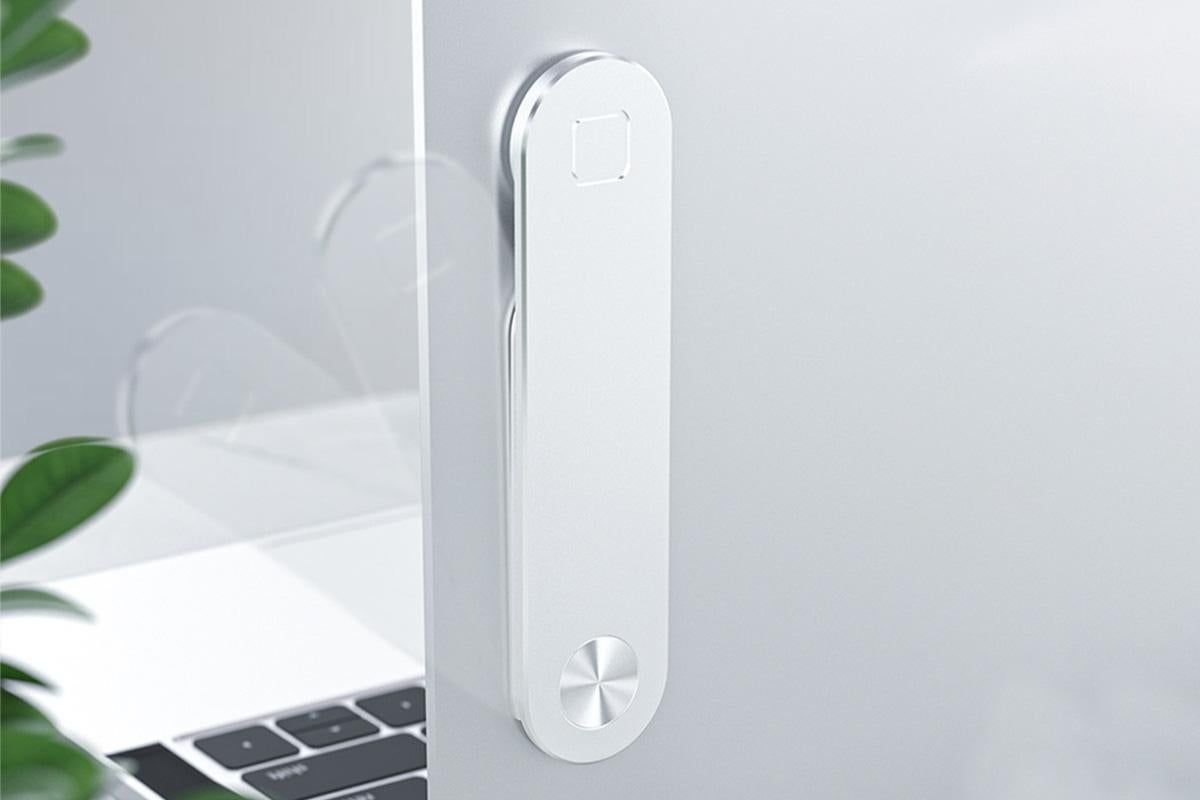 Portable PC Laptop Phone Holder Screens Expansion Mobile Side Mount Holder -Silver