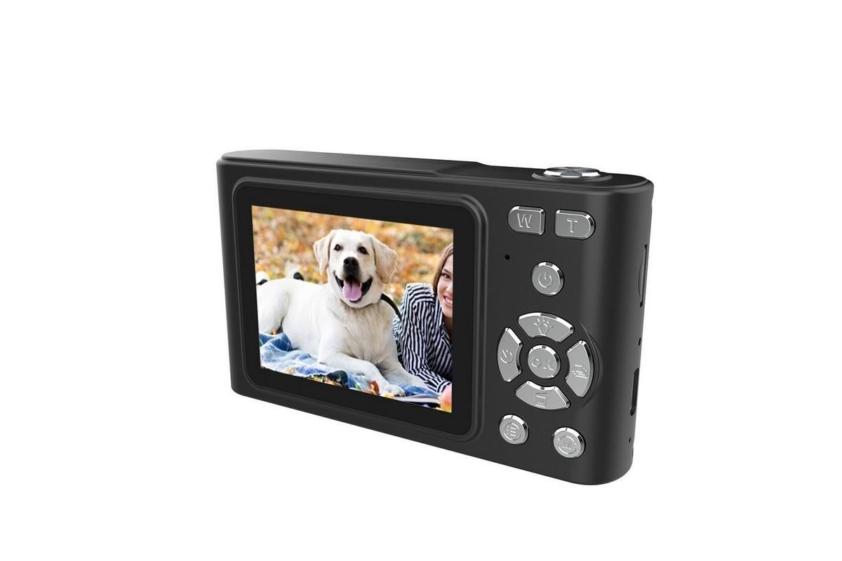 4K HD Digital Camera for Photography and Video Vlogging Camera Camera with 32G Memory Card 16X Digital Zoom -Black