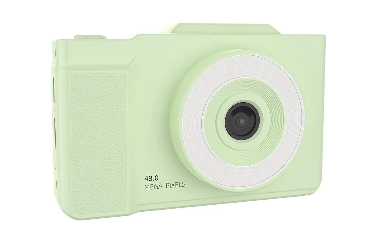 Digital Camera With 180 Degree Flip Screen 16X Digital Zoom Camera With 32G Memory Card -Green