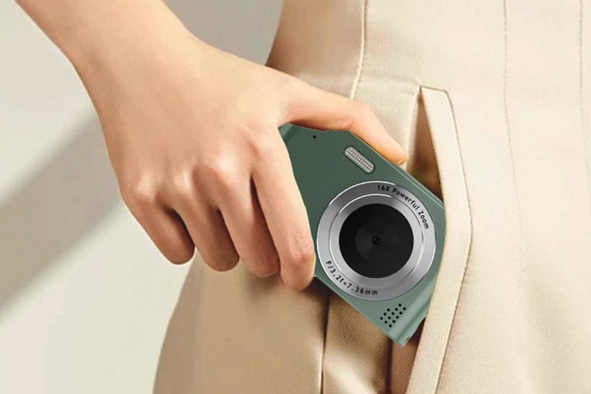 4K Digital Camera for Photography Vlogging Camera for YouTube Video 16X Digital Zoom with 32G Memory Card - Green
