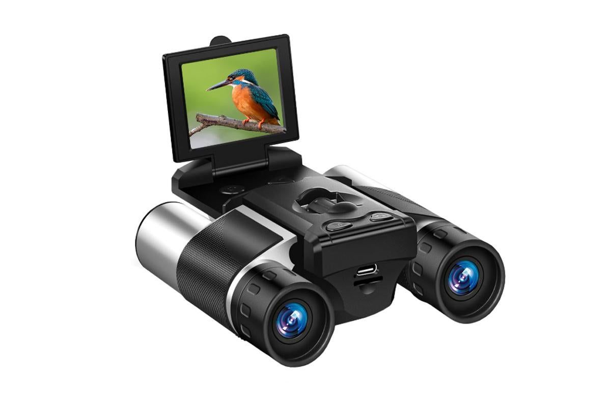 HD Digital Binoculars with 2Inch LCD Screen Video Recording & Night Vision for Bird Watching