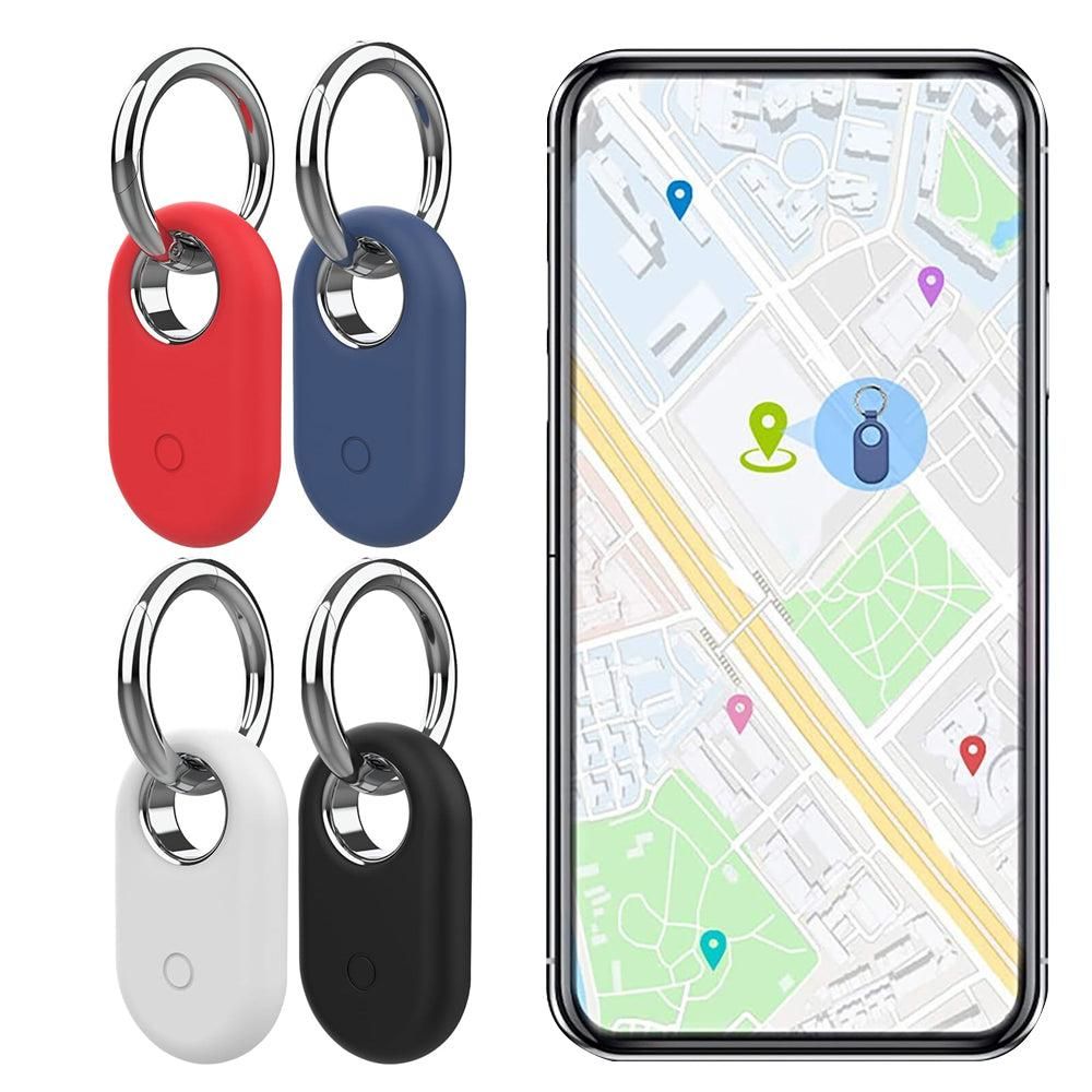 4Pcs Compatible with Samsung Galaxy SmartTag2 Silicone Case All-Round Protection Smarttag2 Holder with Keychain Style 2