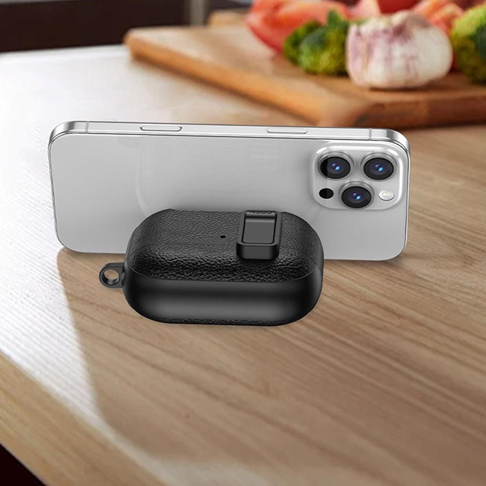 Protective Case Compatible With AirPods Pro 3 Shockproof Cover with Keychain Hook Black