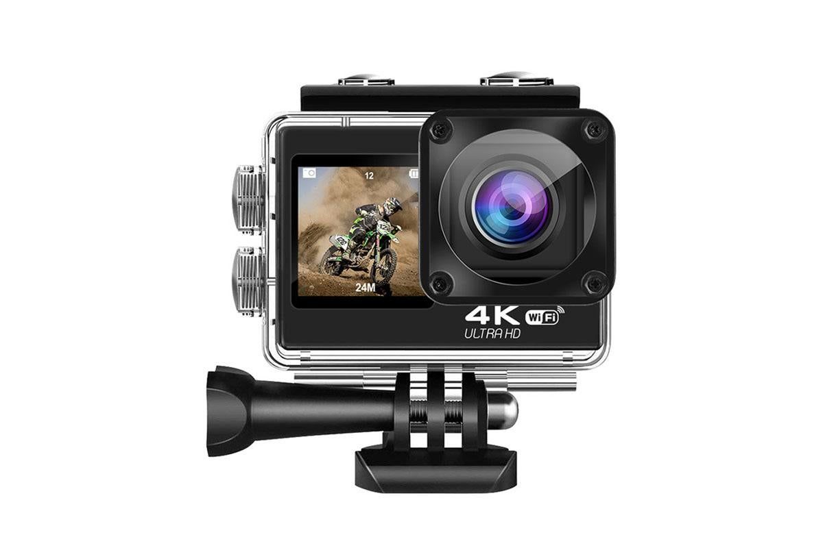 4K Action Camera Waterproof Underwater Camera with Remote Contro