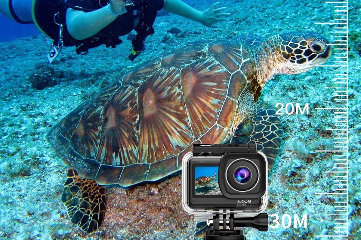 4K Action Camera Waterproof Underwater Camera with Remote Contro