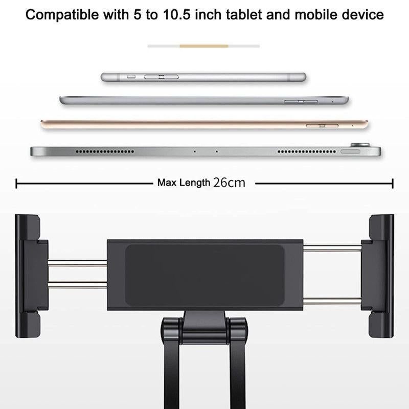 Tablet Stand Kitchen Desktop Aluminium Phone Tablet Stand Wall Mount Laptop Stand Large Clip