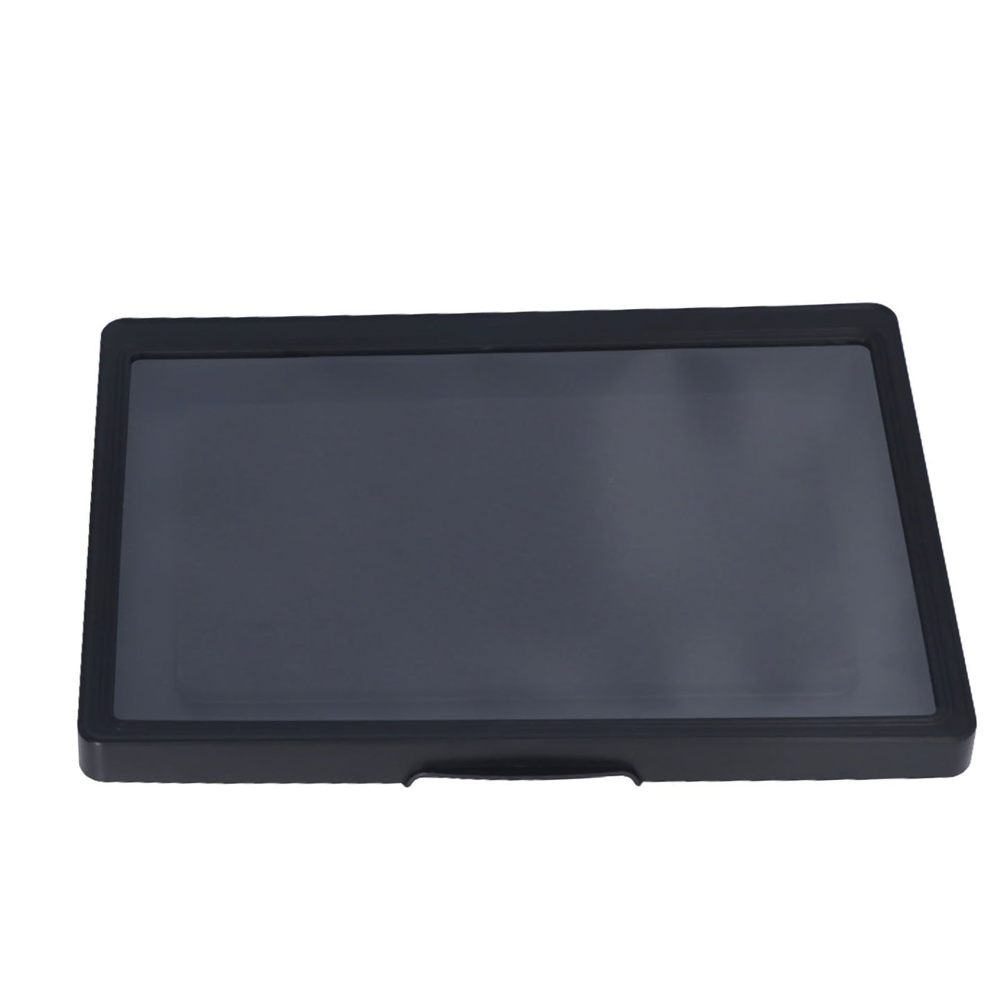 Bathroom Waterproof Anti Fog Touch Screen Mobile Phone Case Wall Mount Sealed Protective Cover Computer Tablet Storage Case Box 9802B Black