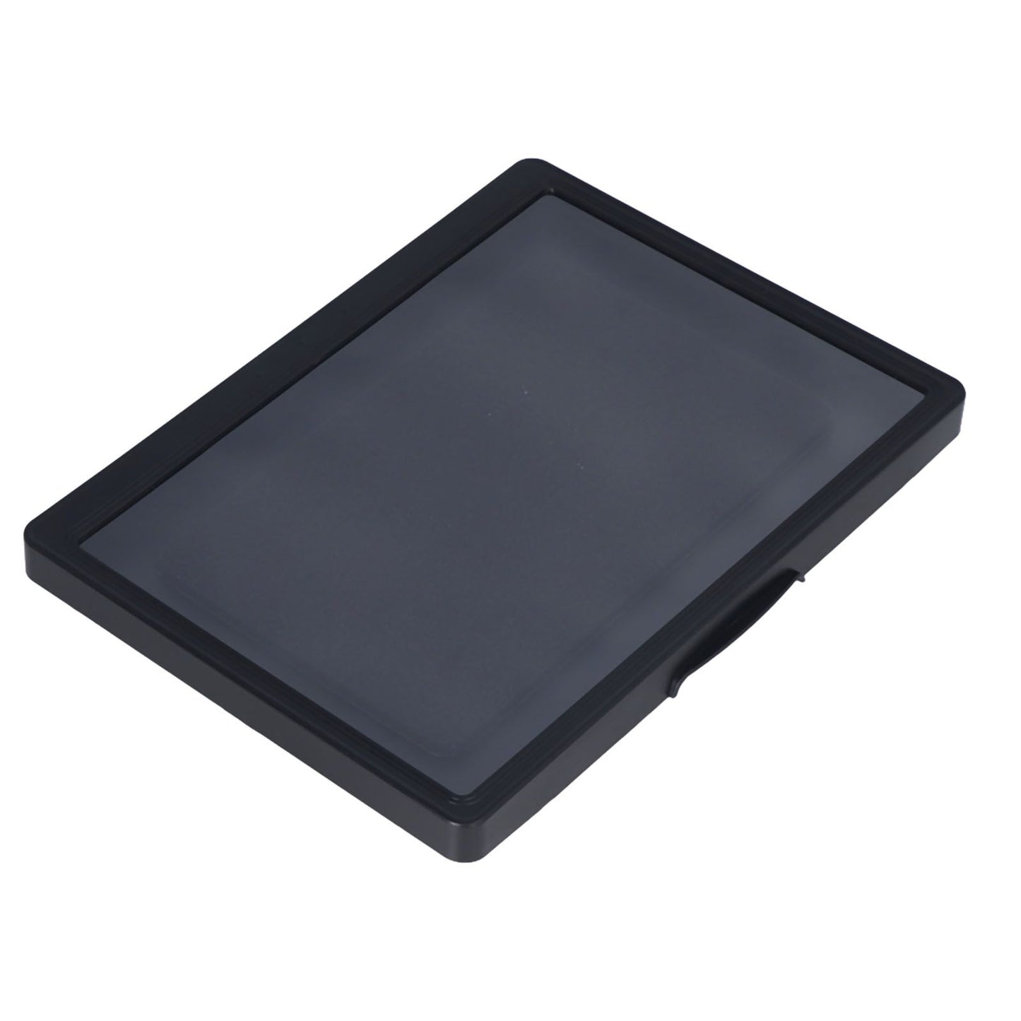 Bathroom Waterproof Anti Fog Touch Screen Mobile Phone Case Wall Mount Sealed Protective Cover Computer Tablet Storage Case Box 9802B Black