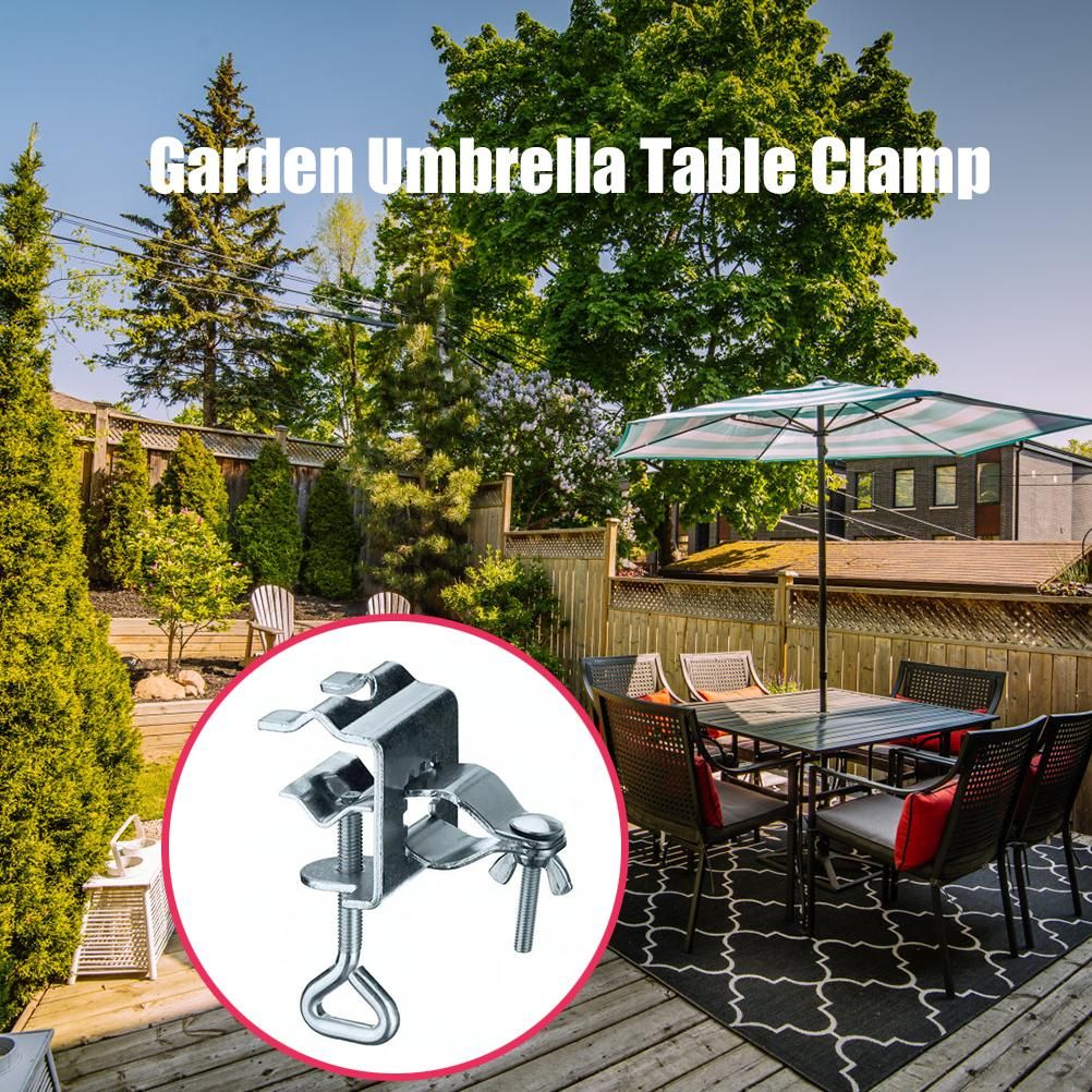 Balcony Umbrella Holder Parasol Table Clamp Patio Beach Umbrella Holder for Parasols 24mm-32mm Diameter