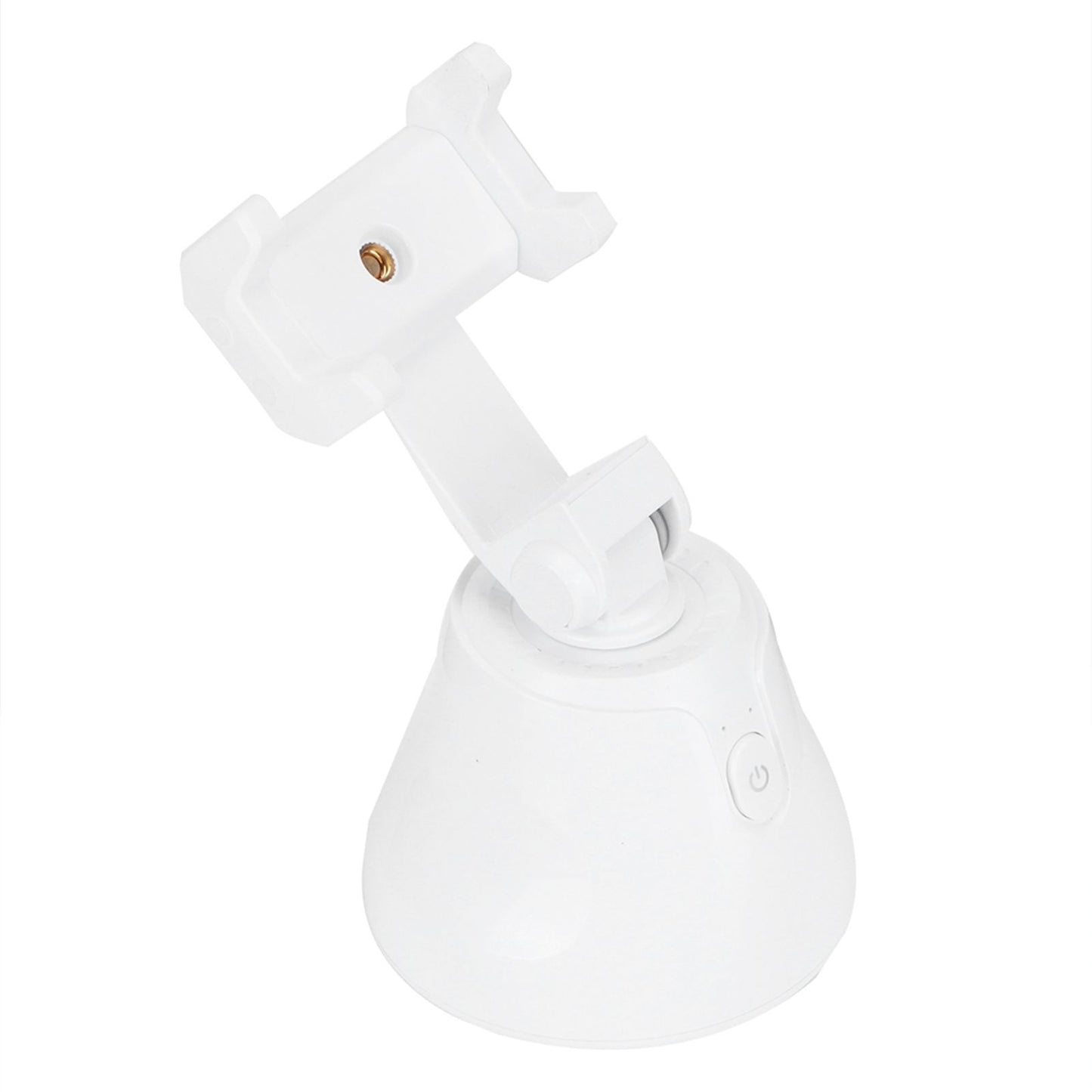 360 Degree Rotating Ballhead Smart Face Object Tracking Phone Camera Bracket Holder for Live StreamingWhite