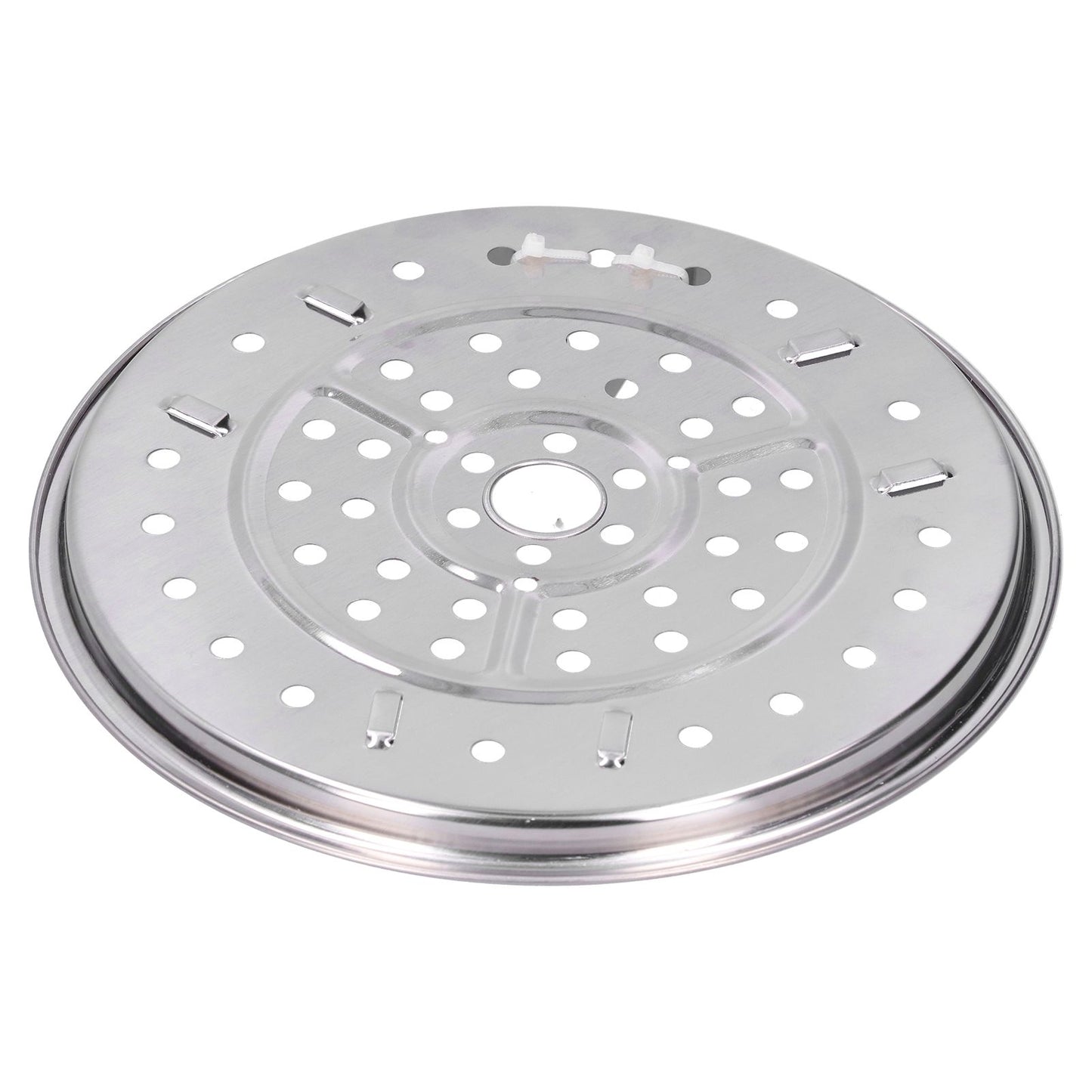 Stainless Steel Heat Resistant Steaming Rack Tripod Design Non Stick Rack for Food Cake(23.5CM )