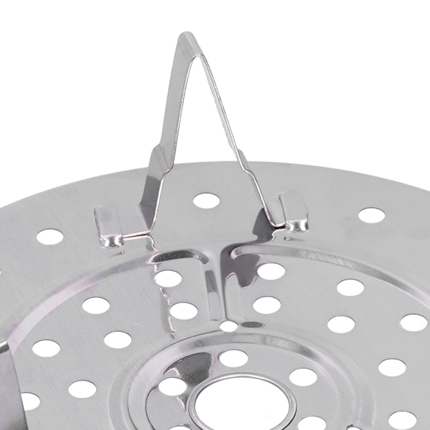 Stainless Steel Heat Resistant Steaming Rack Tripod Design Non Stick Rack for Food Cake(23.5CM )