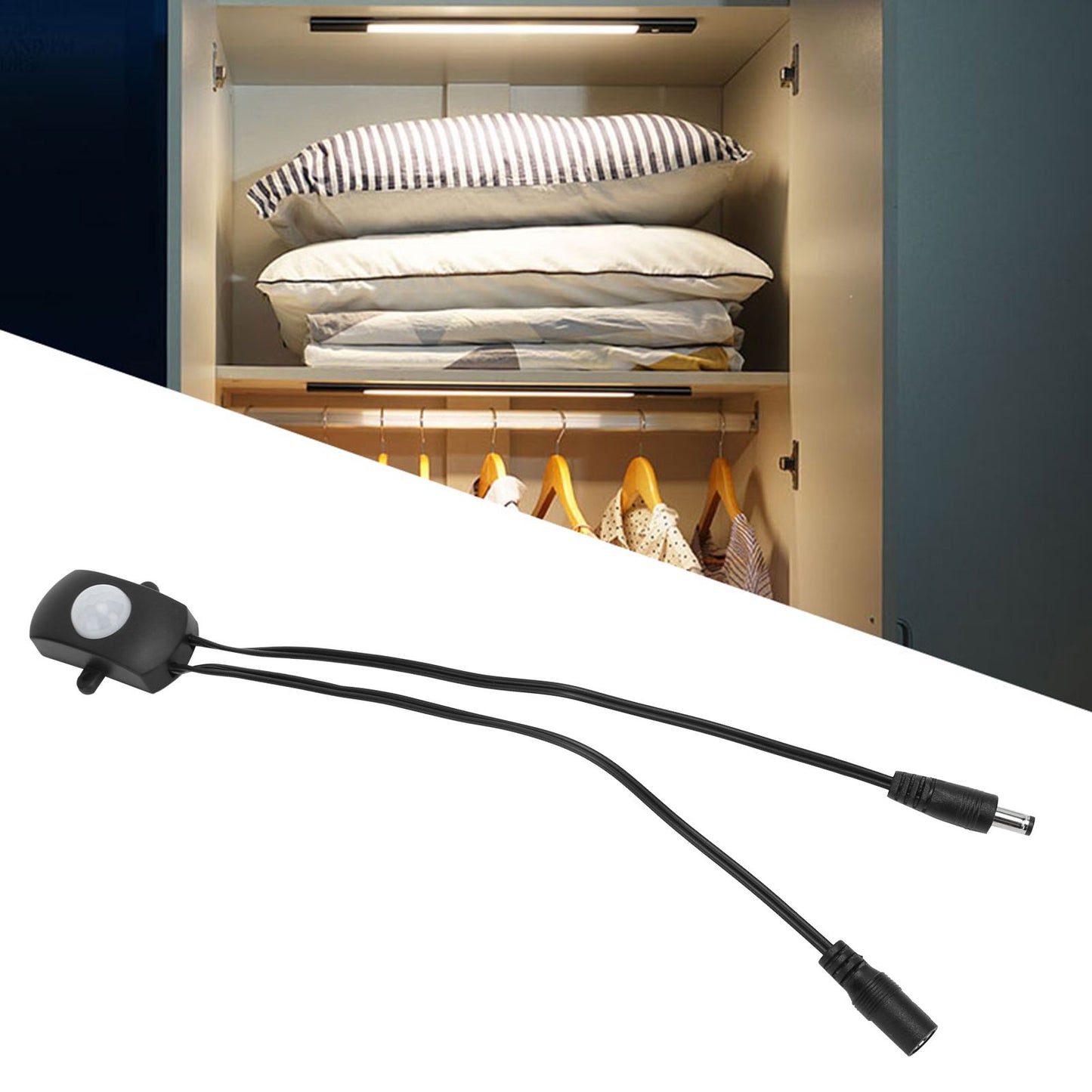 DC6V‑24V LED Strip Infrared Human Body Detect Sensor LED Infrared Body SensorBlack