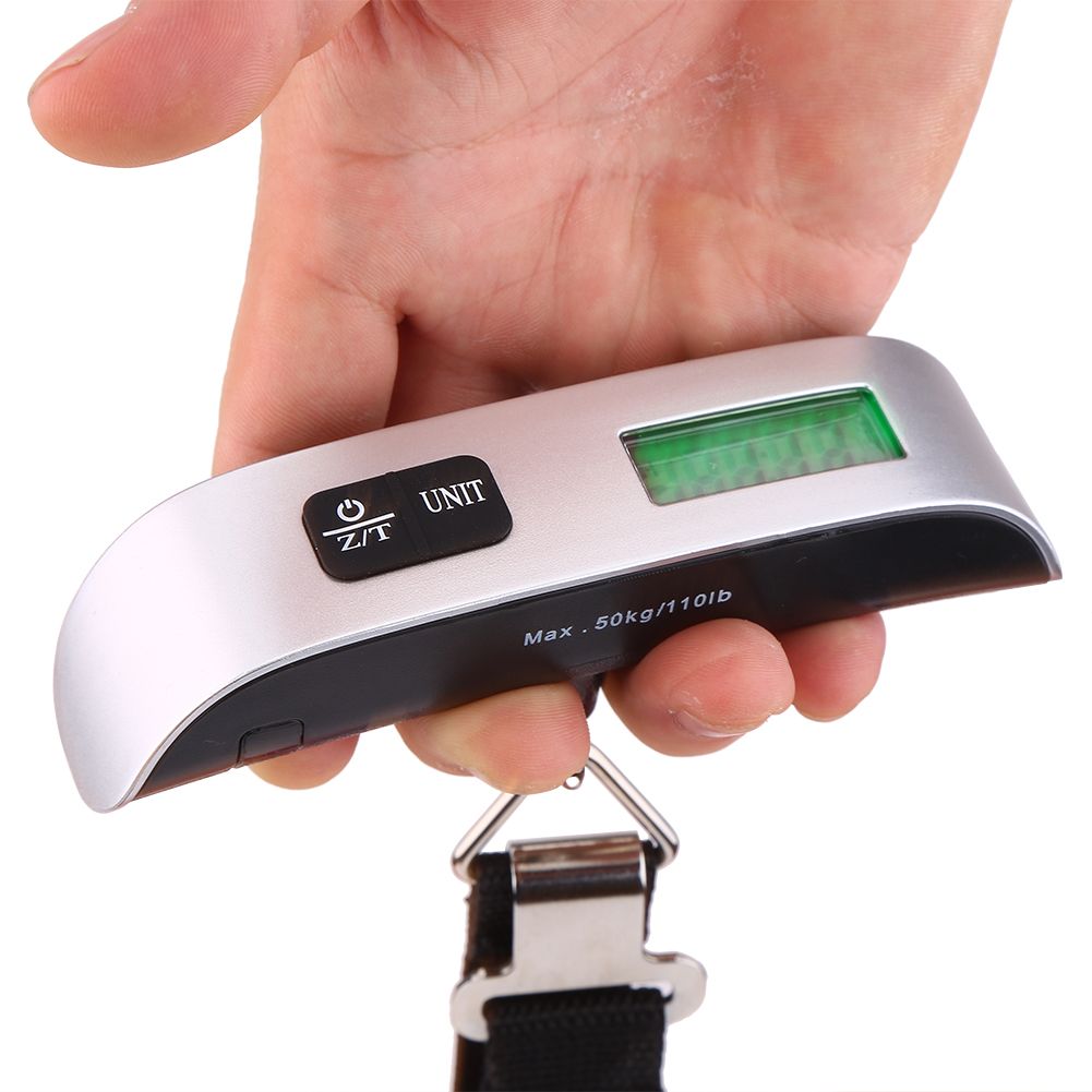 Travel Portable Handheld Electronic LCD Digital Luggage Suitcase Bag Scale With Backlight