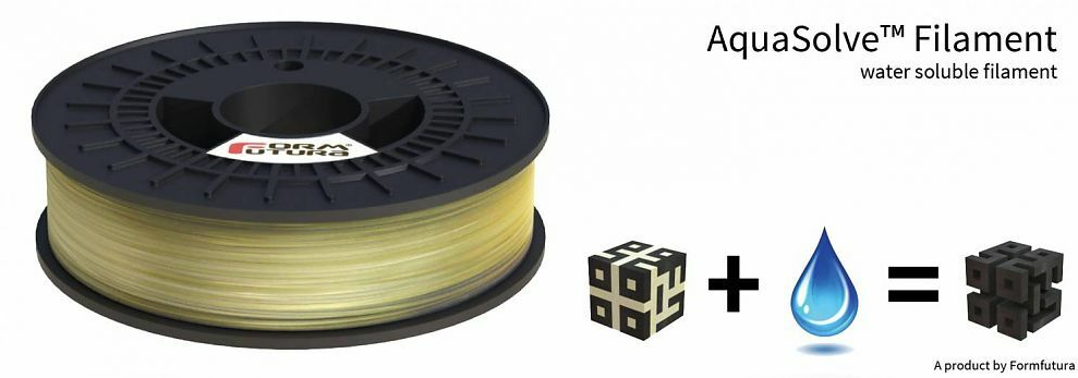 PVA Support Filament AquaSolve - PVA 1.75mm Natural 300 gram 3D Printer Filament