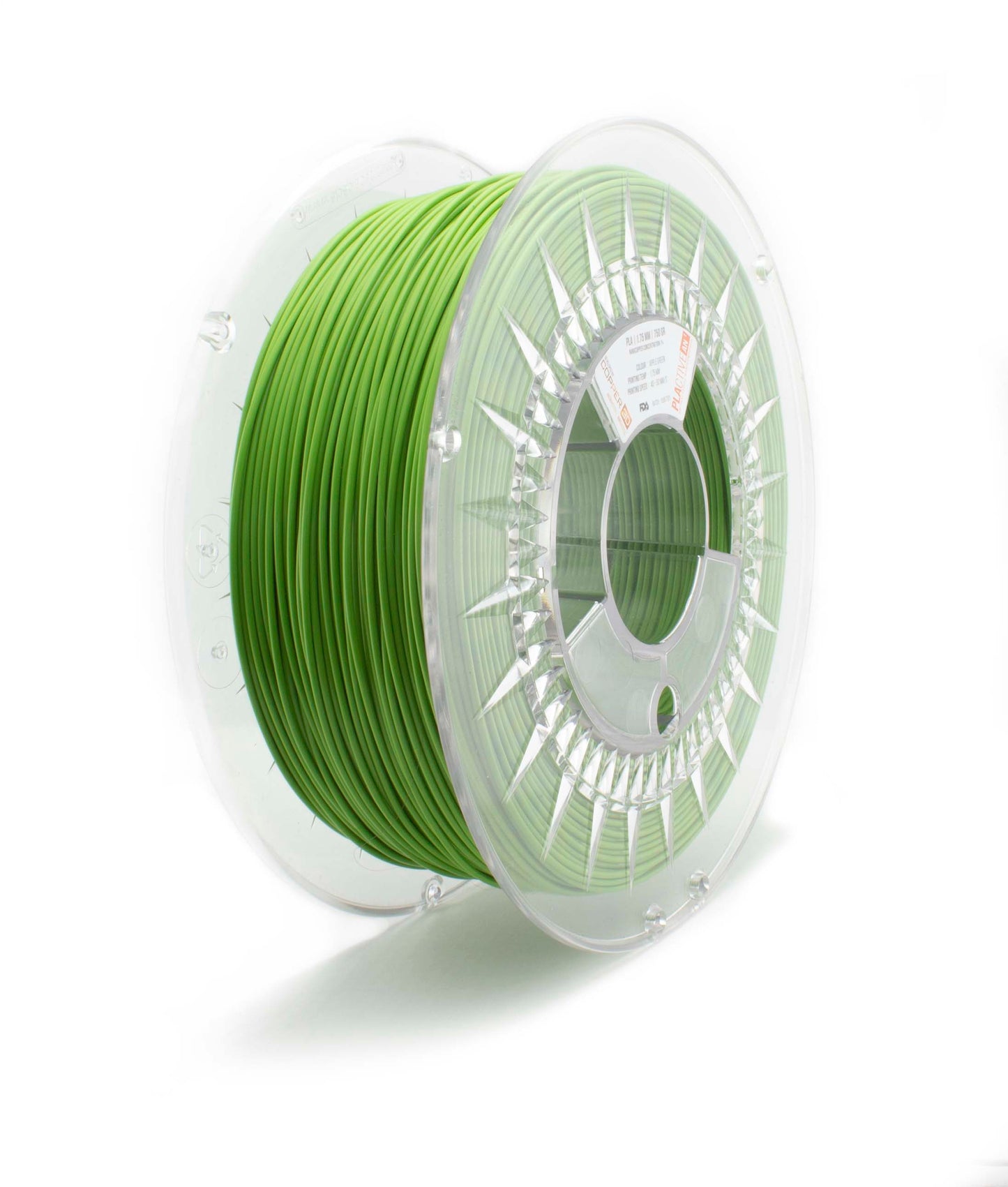 PLA Filament Copper 3D PLActive - Innovative Antibacterial 2.85mm 50gram Apple Green Color 3D Printer Filament