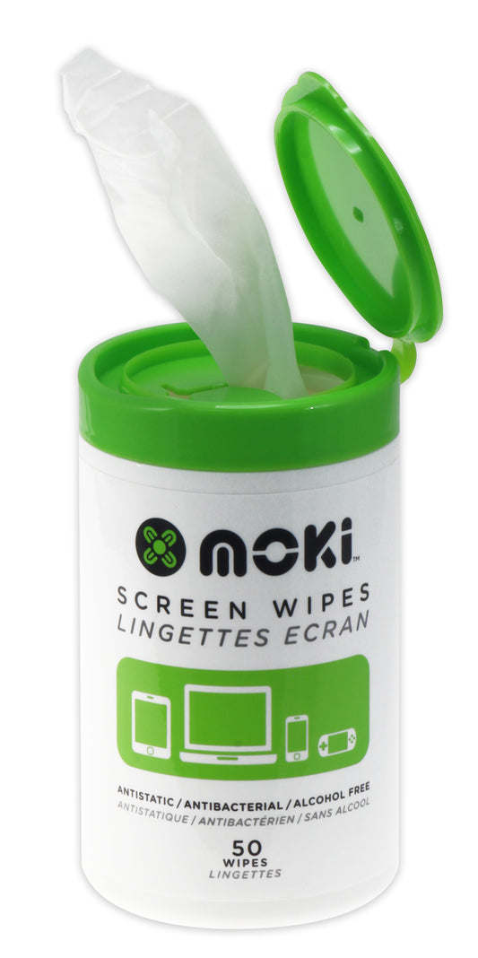 Moki 50 Screen Wipes