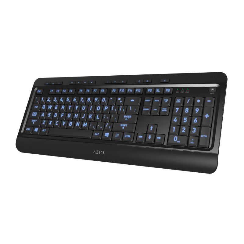 AZIO Large Print 3C Keyboard – MEERKAT ONLINE