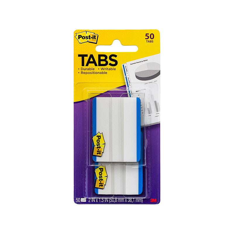 POST-IT Tabs 686F-50BL Pack of 2 Bx6