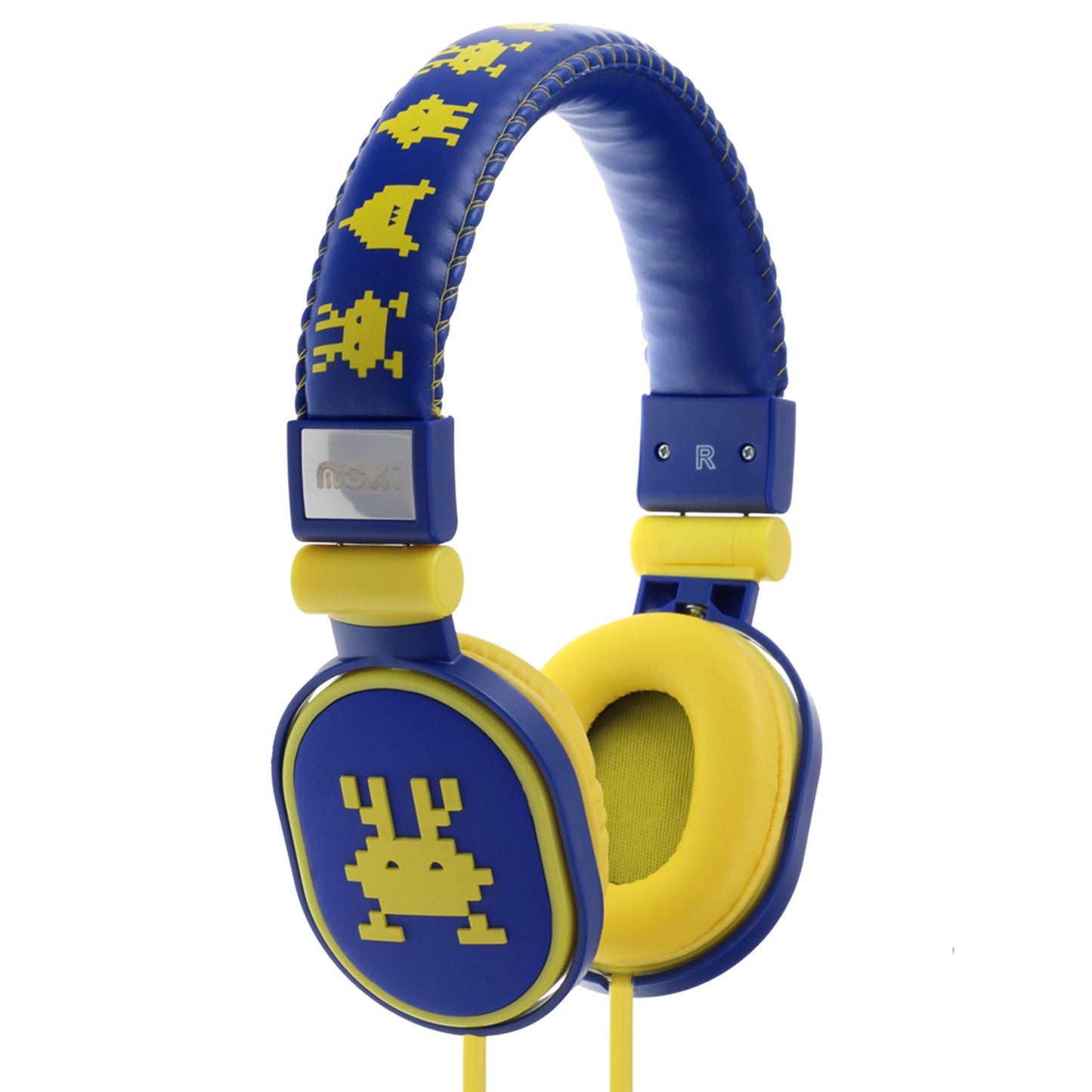 MOKI Popper Headphone soft cushioned Martian Blue