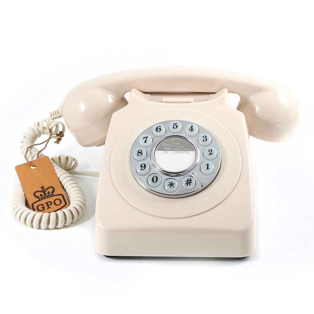 GPO RETRO GPO 746 PUSH BUTTON TELEPHONE - IVORY