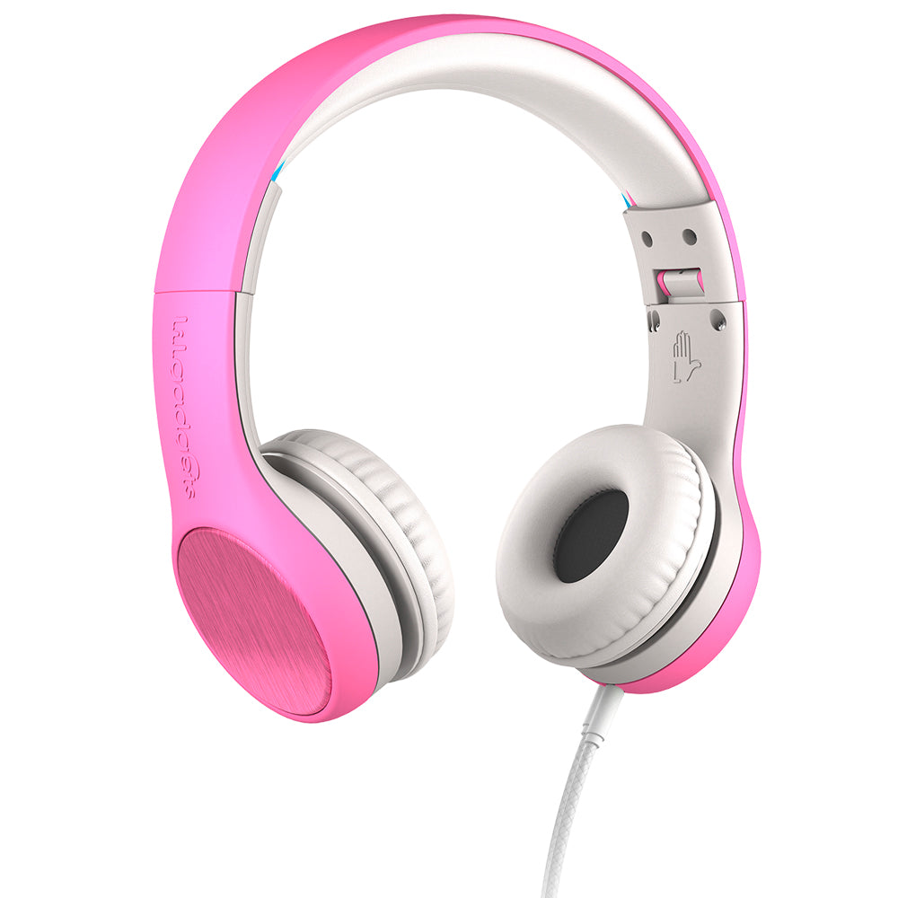 LILGADGET LilGadgets Connect+ Style Childrens Wired Headphones - Pink