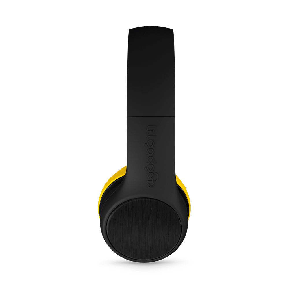 LILGADGET LilGadgets Connect+ Style Childrens Wired Headphones - Black + Yellow