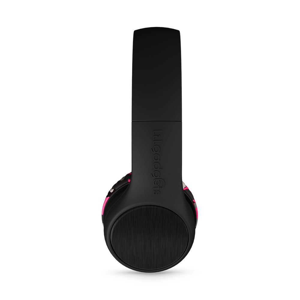 LILGADGET LilGadgets Connect+ Style Childrens Wired Headphones - Pink Camo