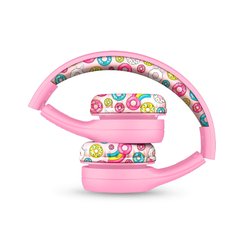 LILGADGET LilGadgets Connect+ Style Childrens Wired Headphones - Pink Doughnuts