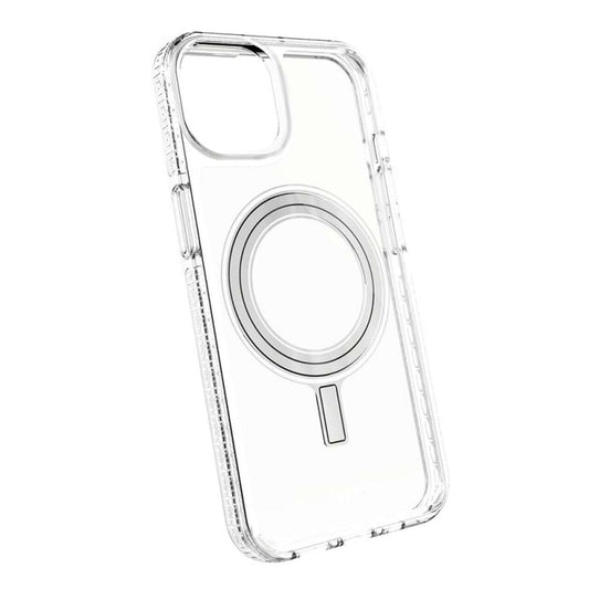 FORCE TECHNOLOGY Zurich Flux Case for Apple iPhone 13 - Frost Clear EFCTPAE192FLXF, Antimicrobial, Compatible with MagSafe, 2.4m Military Standard Drop Tested
