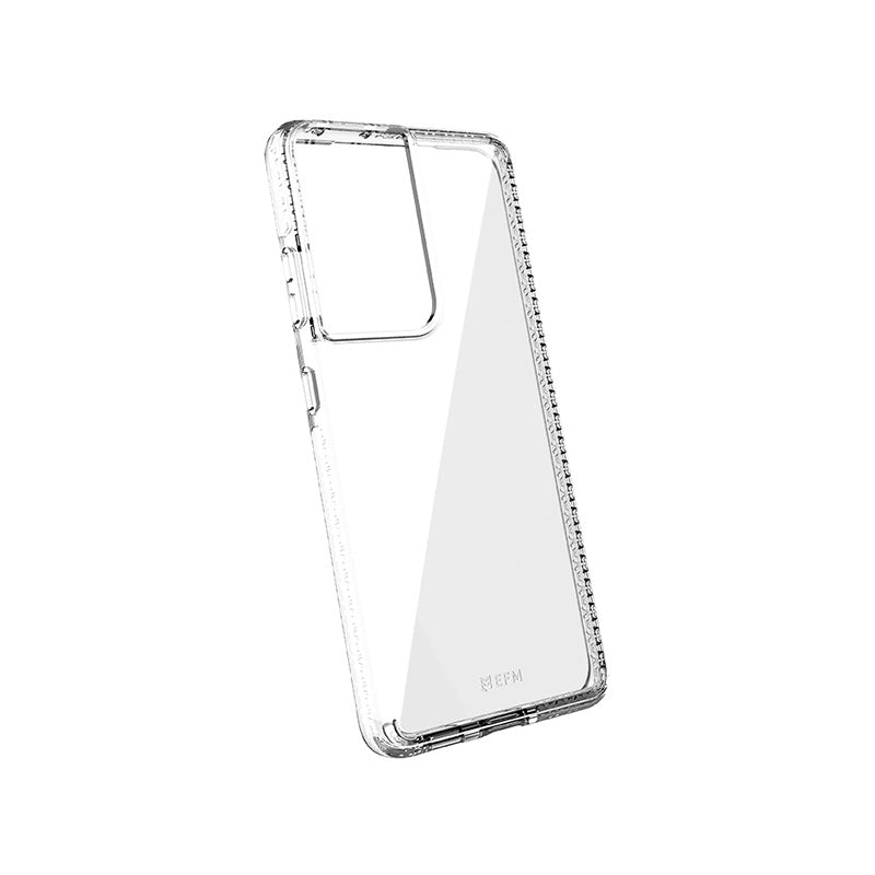 FORCE TECHNOLOGY Zurich Case for Samsung Galaxy S21 Ultra 5G - Clear EFCTPSG272CLE, Antimicrobial, 2.4m Military Standard Drop Tested, Shock and drop protection