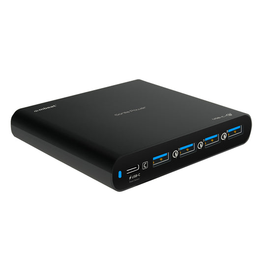 mbeat Gorilla Power 80W USB-C Power Delivery PD 2.0 and 4 USB-A Quick Charge 3.0 Compact Charger