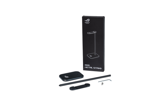 ASUS ROG Metal Headset Stand, 27.5cm Stand Height For Most Headsets, Scratch Resistant Metal, Rubber Stand, Sleek Design