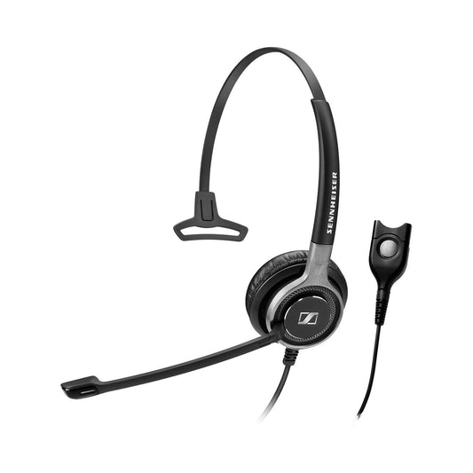 SENNHEISER | Sennheiser Premium Monaural headset, ultra noise cancelling mic, Wideband, very strong and comfortable, leatherette pads, gorgeous design. ED c