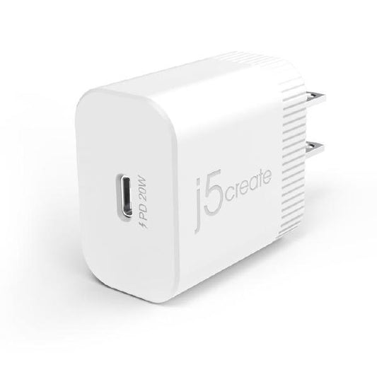 J5create JUP1420 20W PD USB-C  Wall Charger for iPhone 12 & other smartphones/Tablets