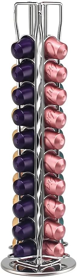 Coffee Pods Holder Storage Compatible with 40 Nespresso Pods