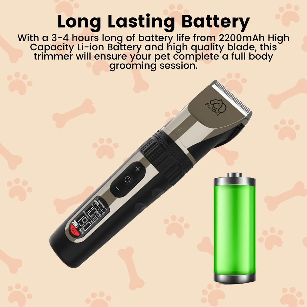 Floofi Pet Trimmer Set Upgrade Version