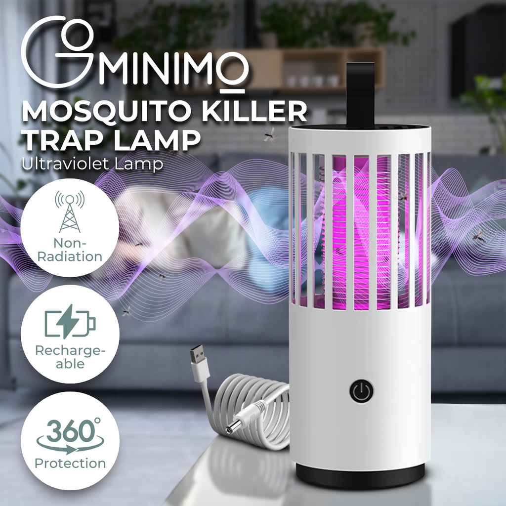 GOMINIMO GB-003 Mosquito Lamp Rechargeable 2000mah (White)