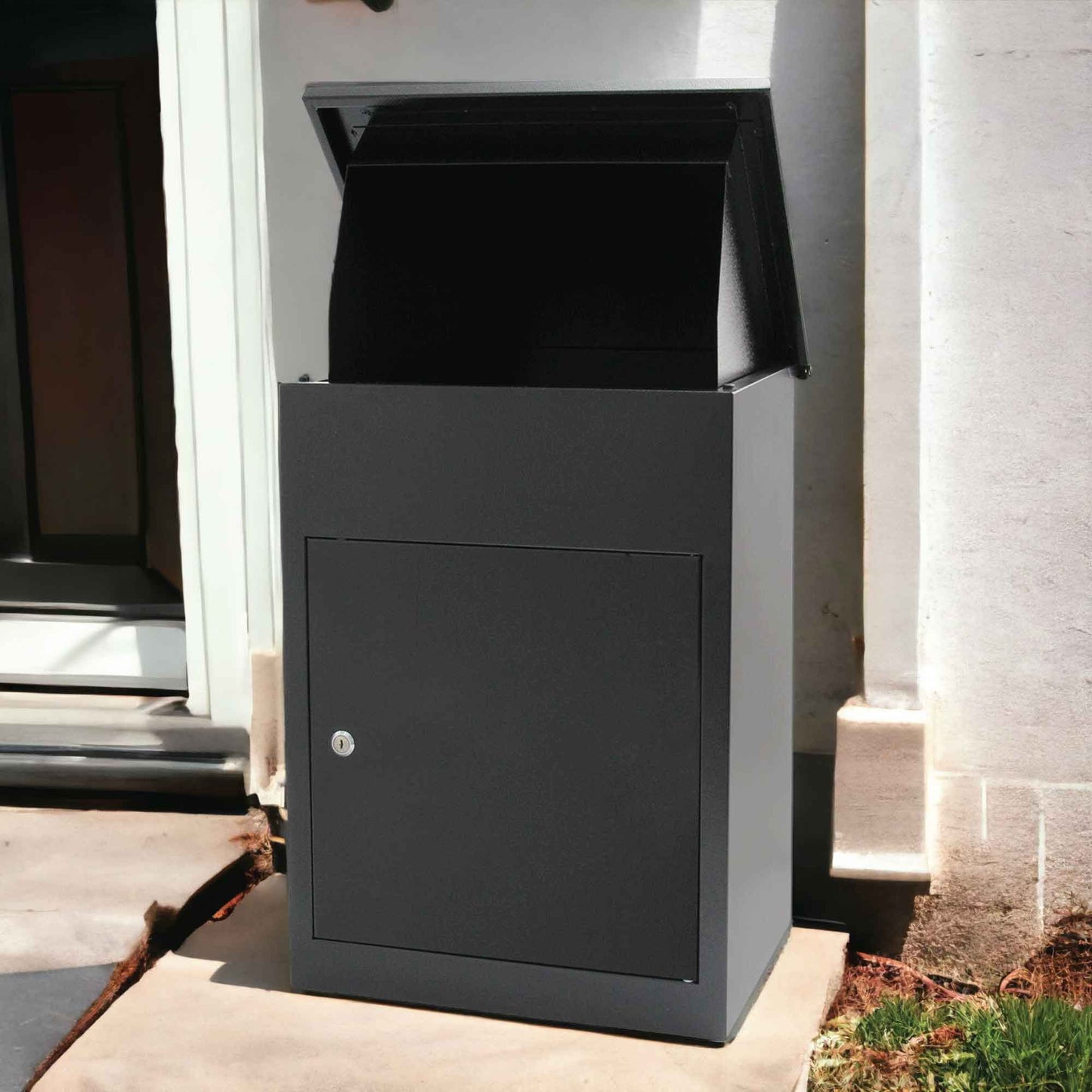 Parcel Delivery Drop Box Mailbox - Secure Home Package Post Locker 44x35x58cm