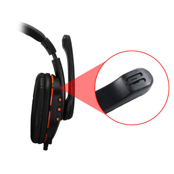 OVLENG Q7 USB Computer Headphones with Mic and Volume Control