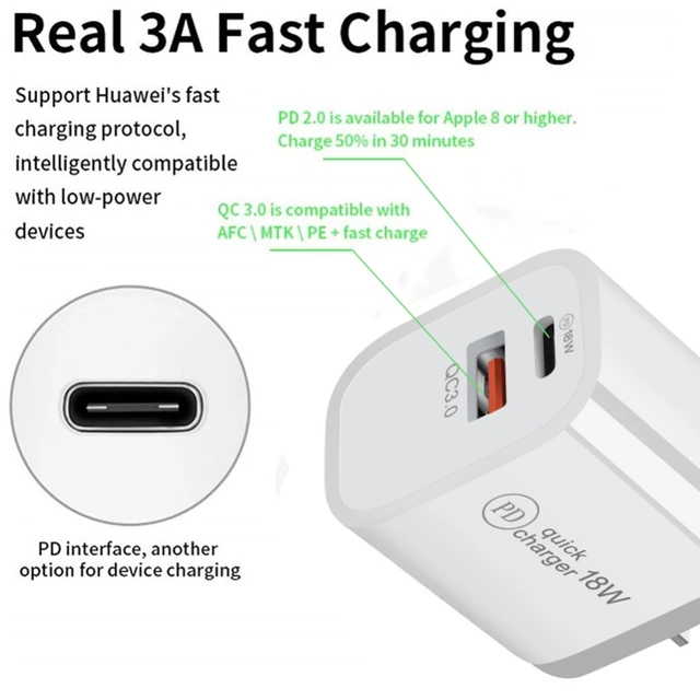 BDI 25W PD Quick Charger AU plug with USB-A and Type-C Ports