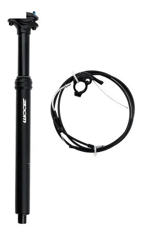 ZOOM SPD-802 Adjustable Height via Thumb Remote Lever - Internal Cable 27.2mm Diameter 80mm Travel Dropper Seatpost