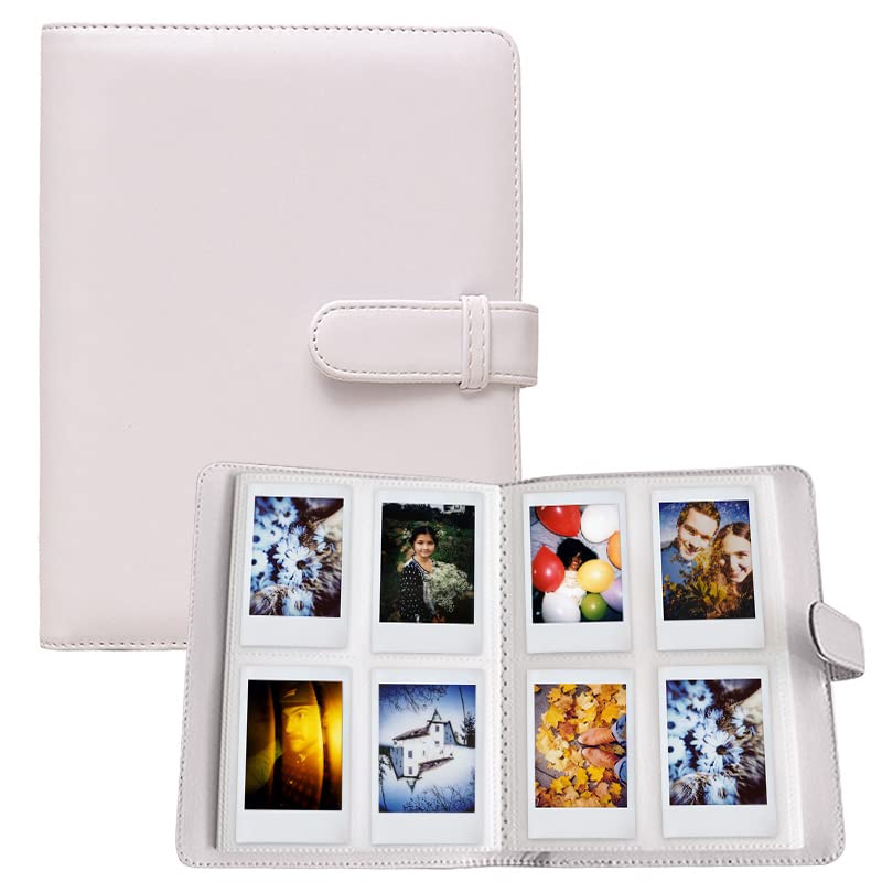 LIFEBEA 256 Pockets Photo Album for Fujifilm Instax Mini 11 12 9 40 Evo Liplay 8 7+ Instant Camera, Photo Album for Polaroid Kodak HP Zink 2x3" Photo (White)