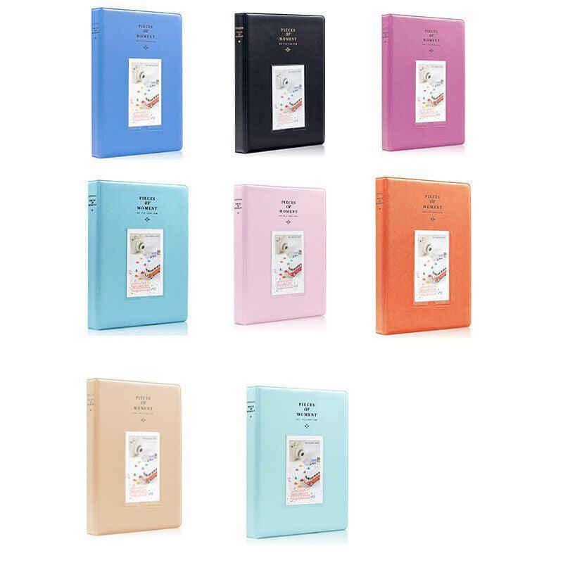 128 Pockets Album Case Storage For Polaroid Photo FujiFilm Camera Film - Royal Blue