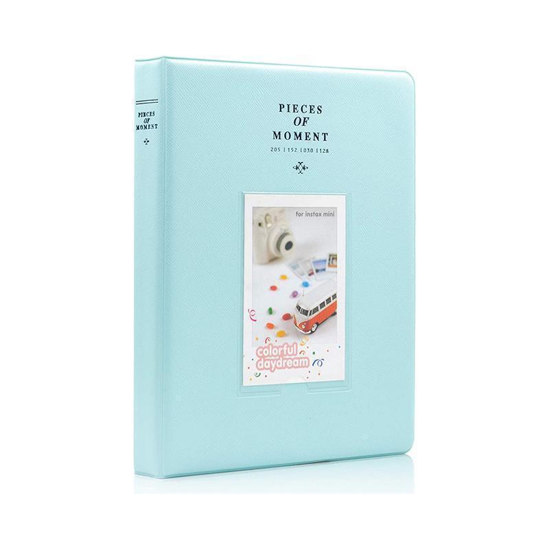 128 Pockets Album Case Storage For Polaroid Photo FujiFilm Camera Film - Royal Blue